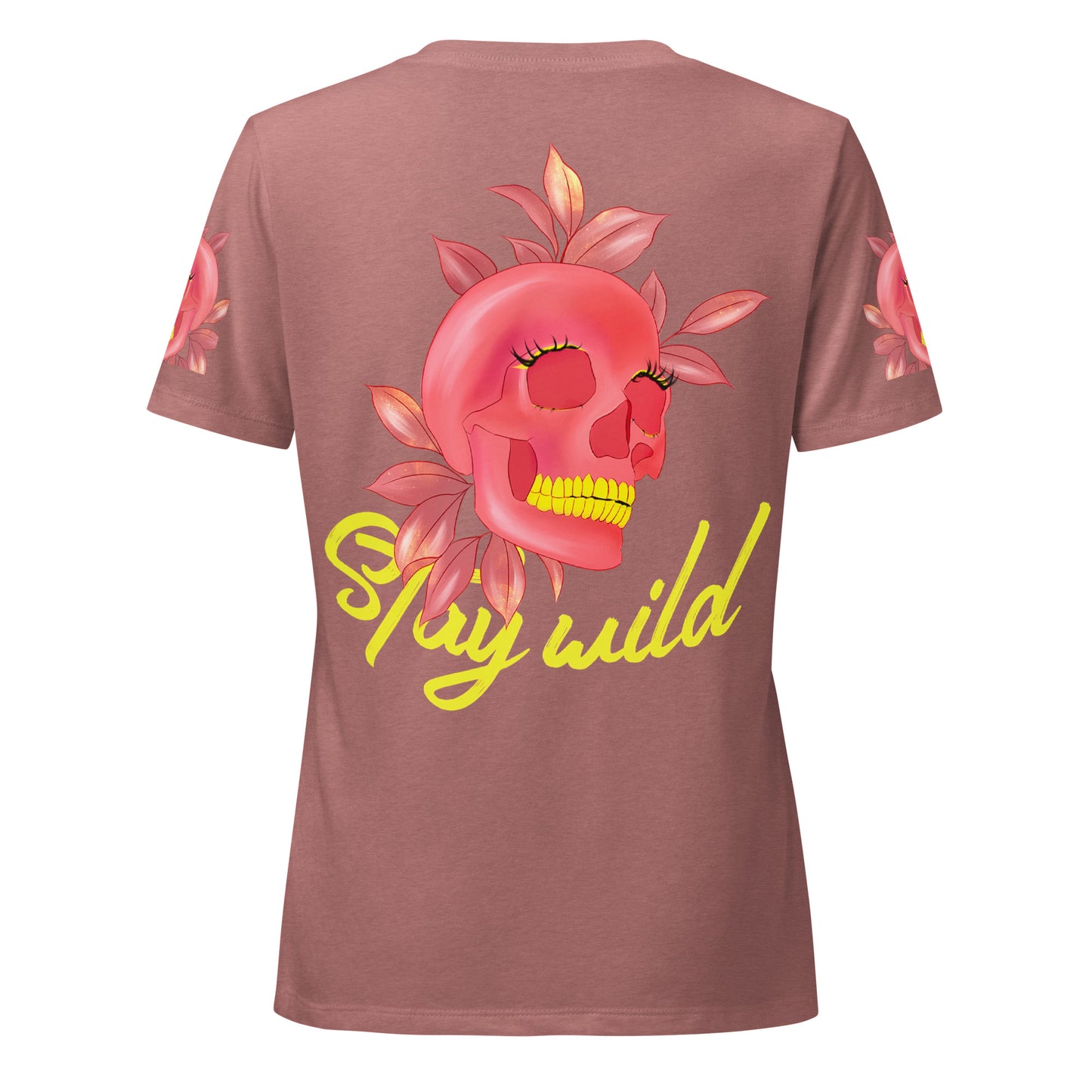 Stay wild - Lockeres Damen T-Shirt mit V-Ausschnitt - Marvelous Miss McCray