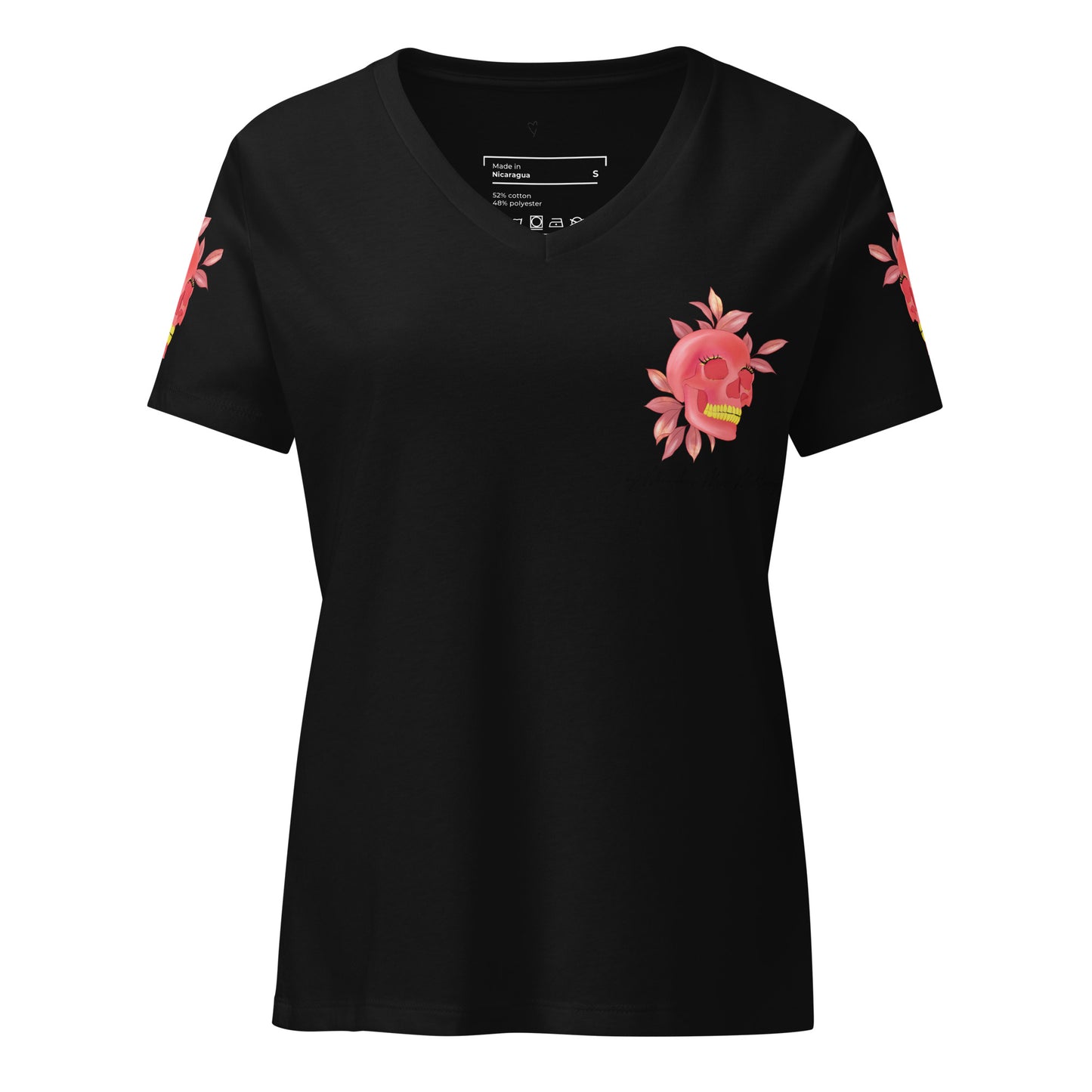 Stay wild - Lockeres Damen T-Shirt mit V-Ausschnitt - Marvelous Miss McCray