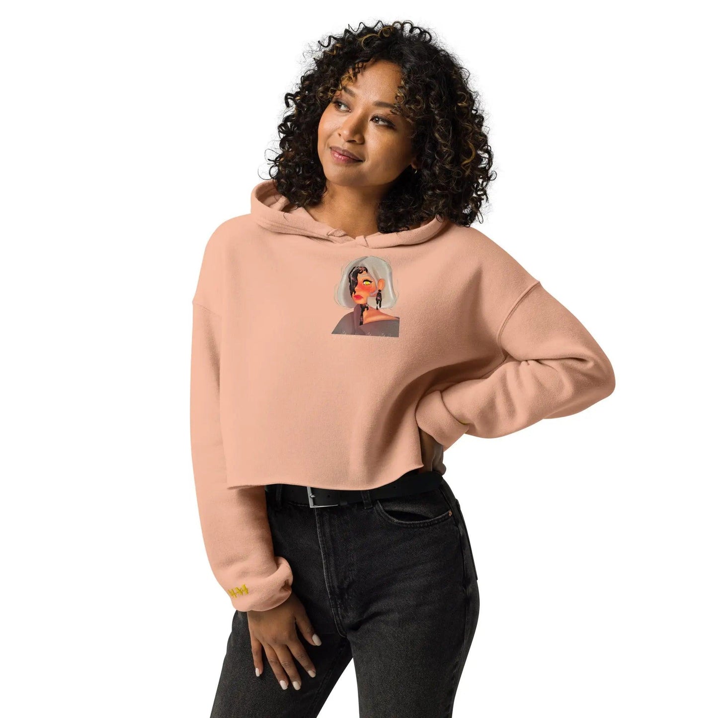Space Glimmer - Crop-Hoodie hand designed by Marvelous Ms. Mc. - Marvelous Miss McCray