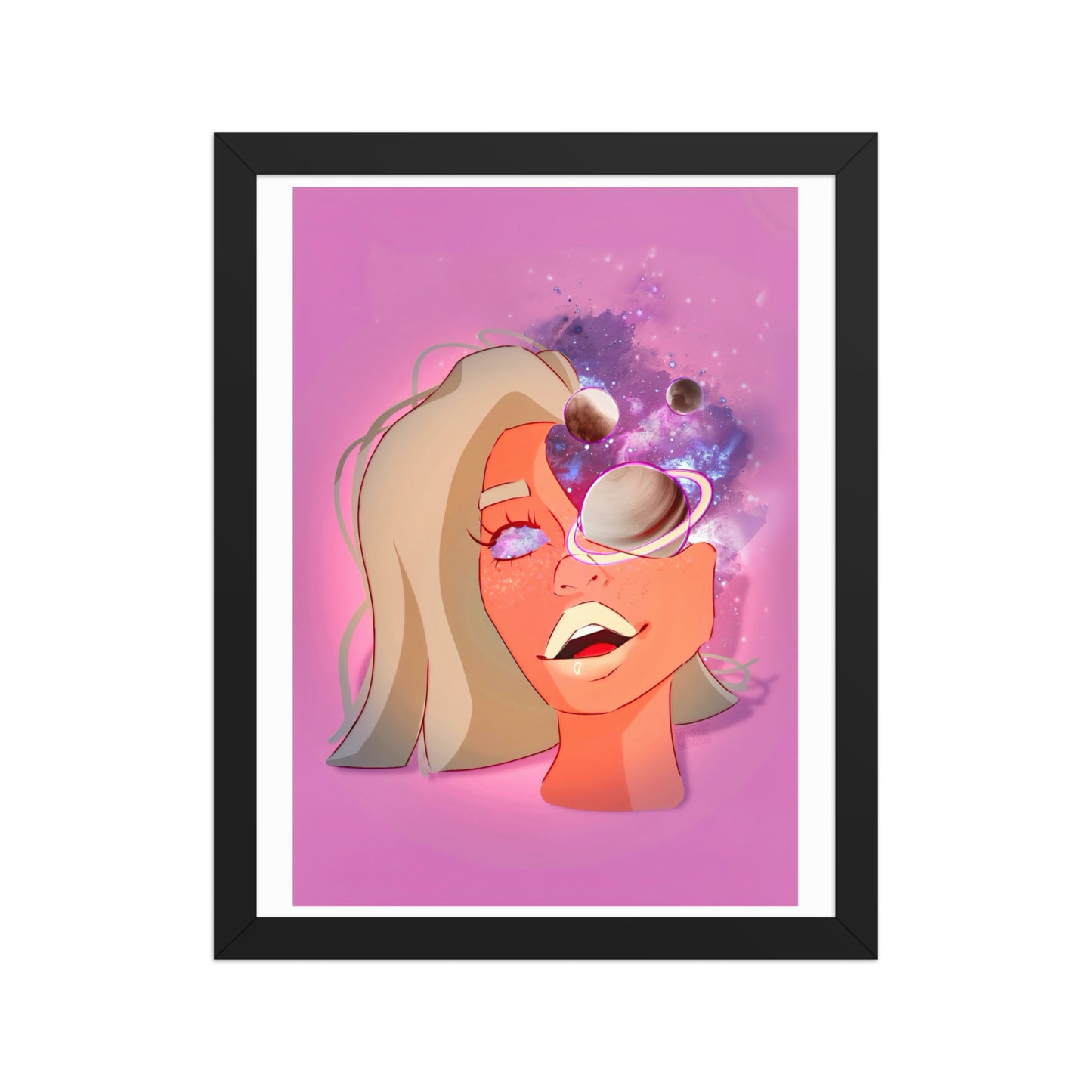 Overthinker - Gerahmtes Poster - Marvelous Miss McCray