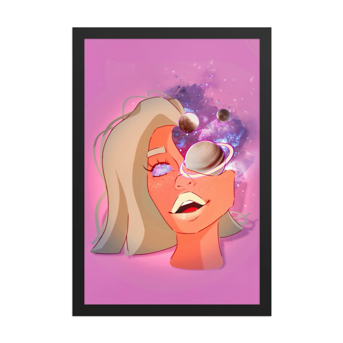 Overthinker - Gerahmtes Poster - Marvelous Miss McCray