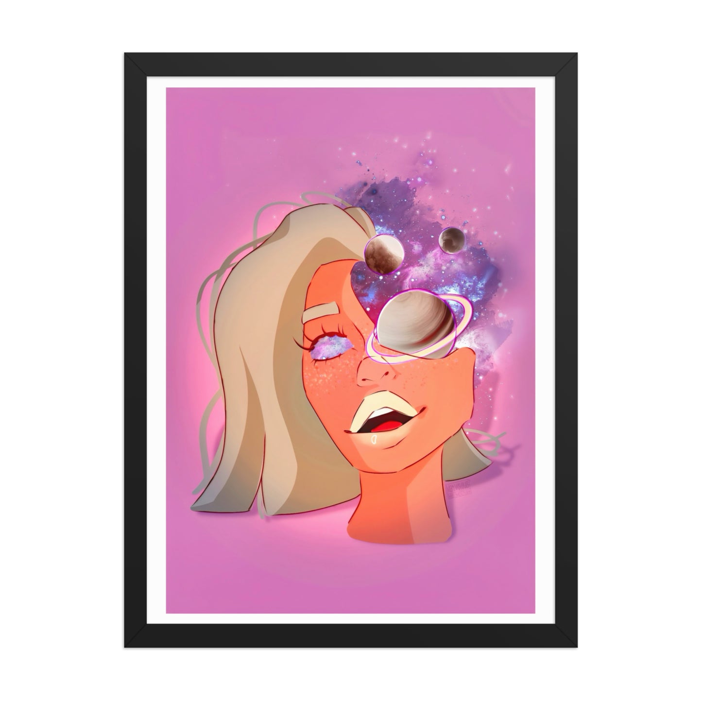 Overthinker - Gerahmtes Poster - Marvelous Miss McCray
