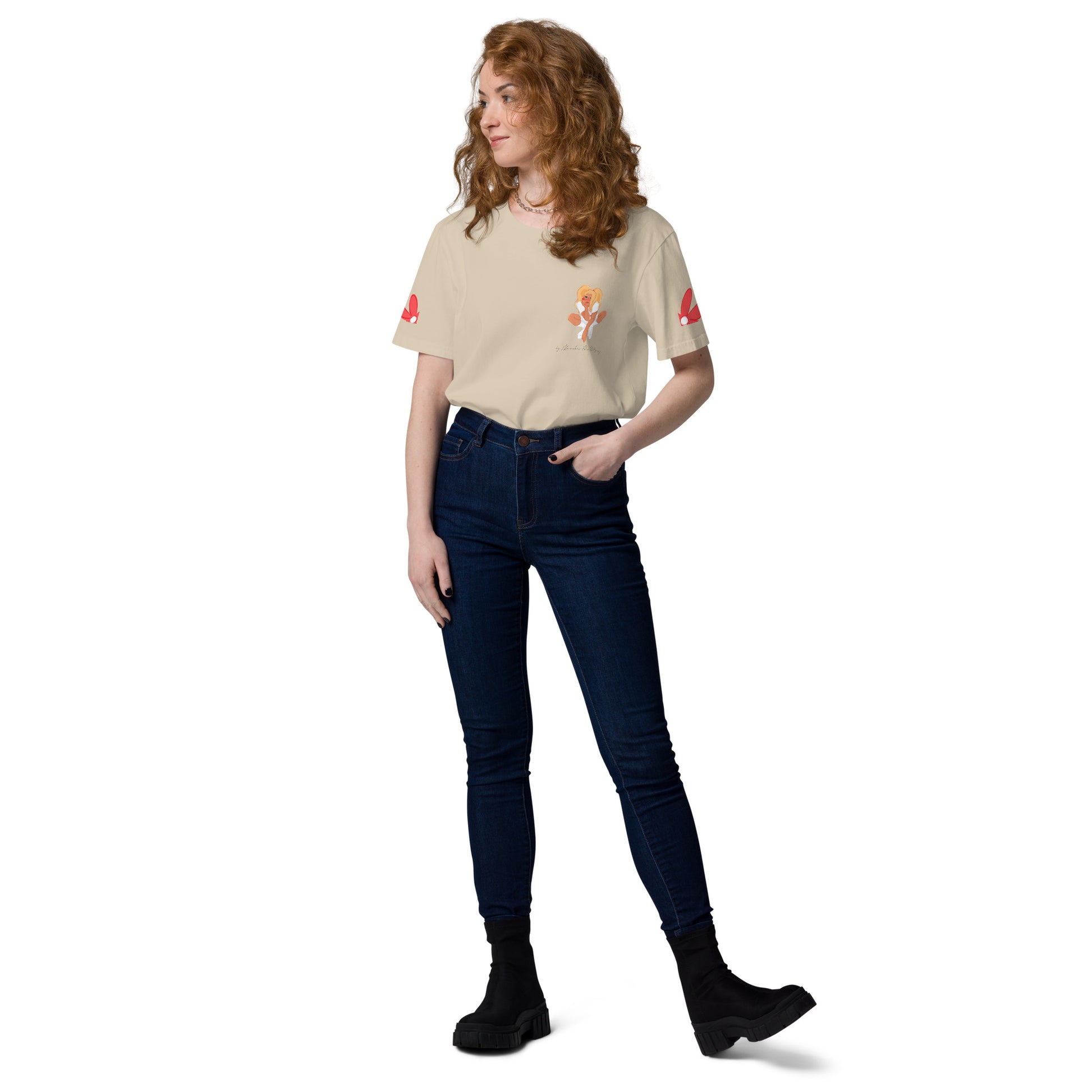 Poppy - Unisex-Bio-Baumwoll-T-Shirt - Marvelous Miss McCray
