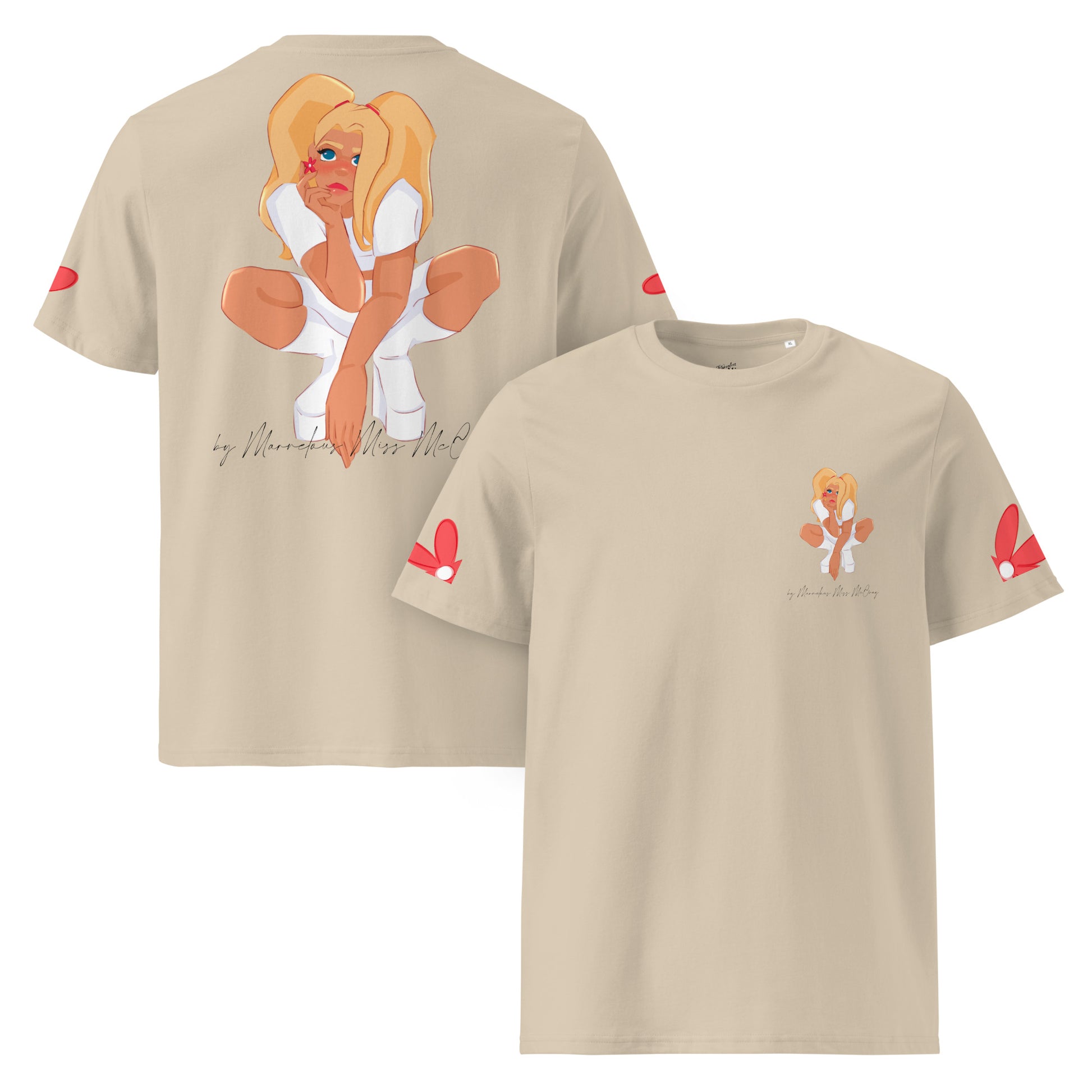 Poppy - Unisex-Bio-Baumwoll-T-Shirt - Marvelous Miss McCray