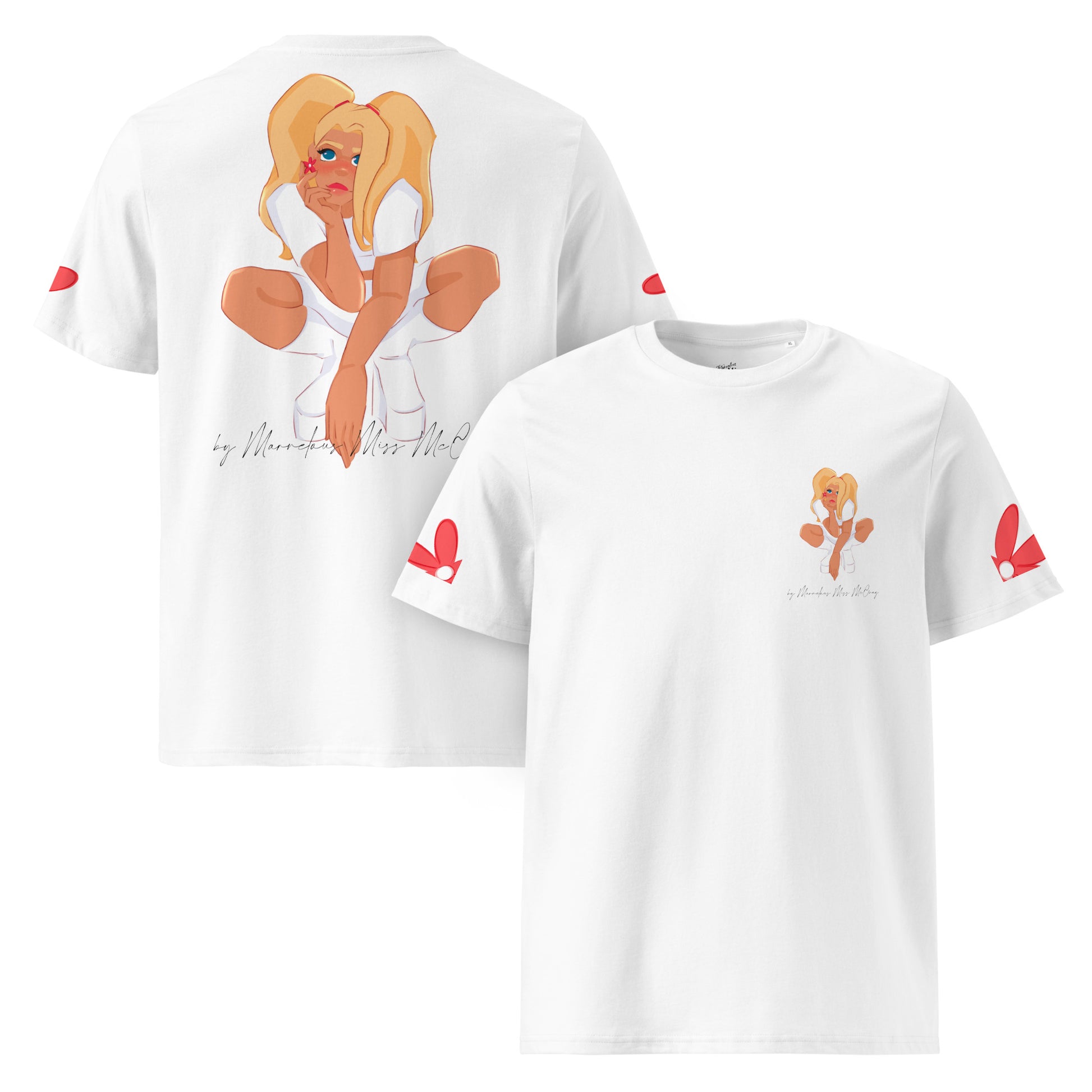 Poppy - Unisex-Bio-Baumwoll-T-Shirt - Marvelous Miss McCray