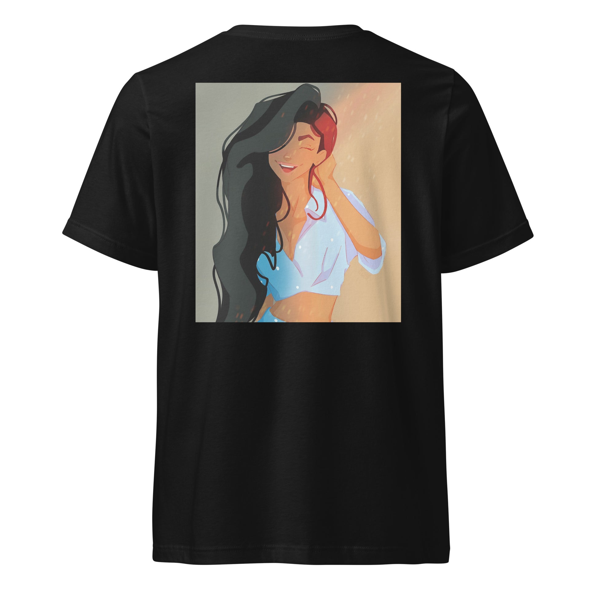 Sun-kissed - Kurzärmeliges Unisex-T-Shirt mit V-Ausschnitt - Marvelous Miss McCray