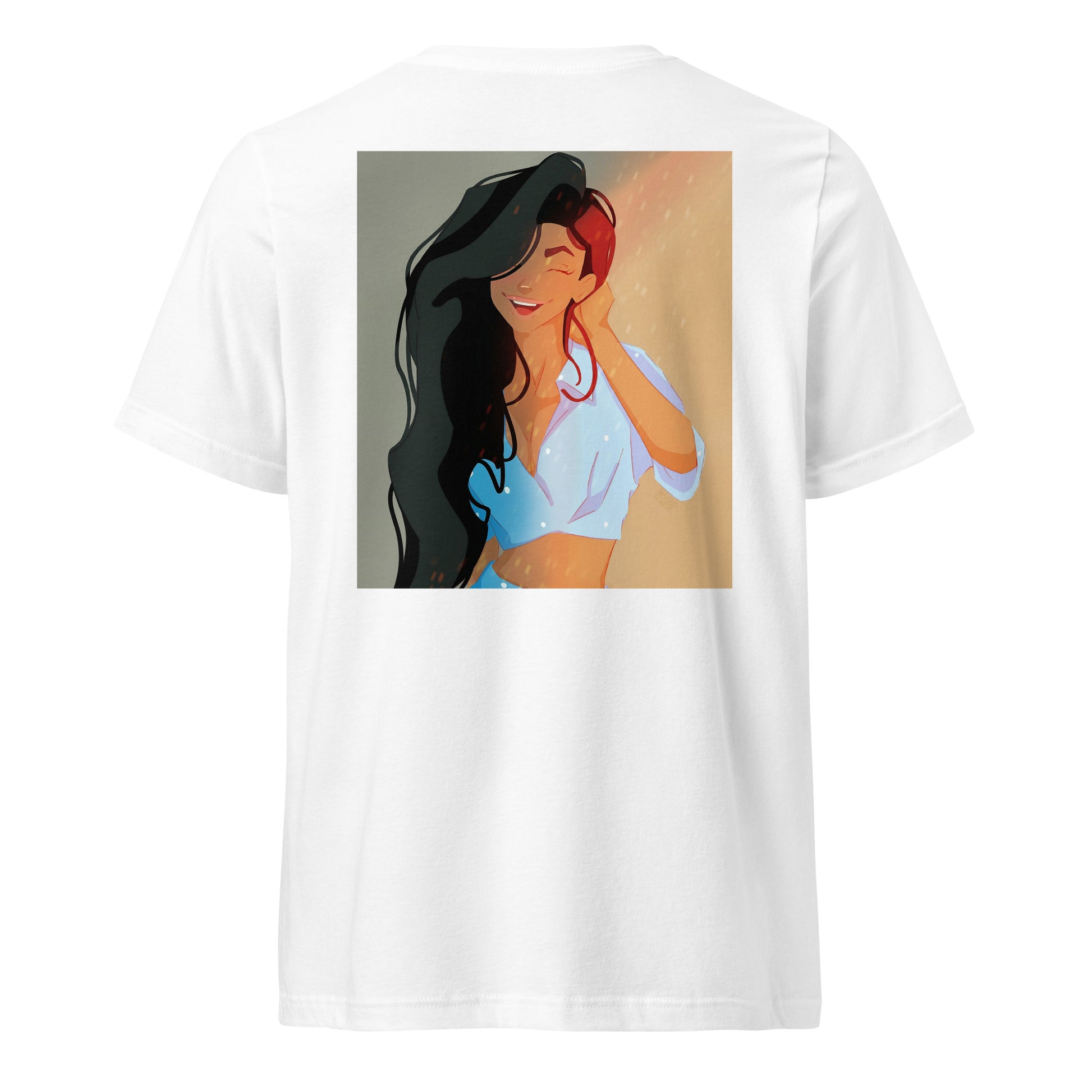 Sun-kissed - Kurzärmeliges Unisex-T-Shirt mit V-Ausschnitt - Marvelous Miss McCray
