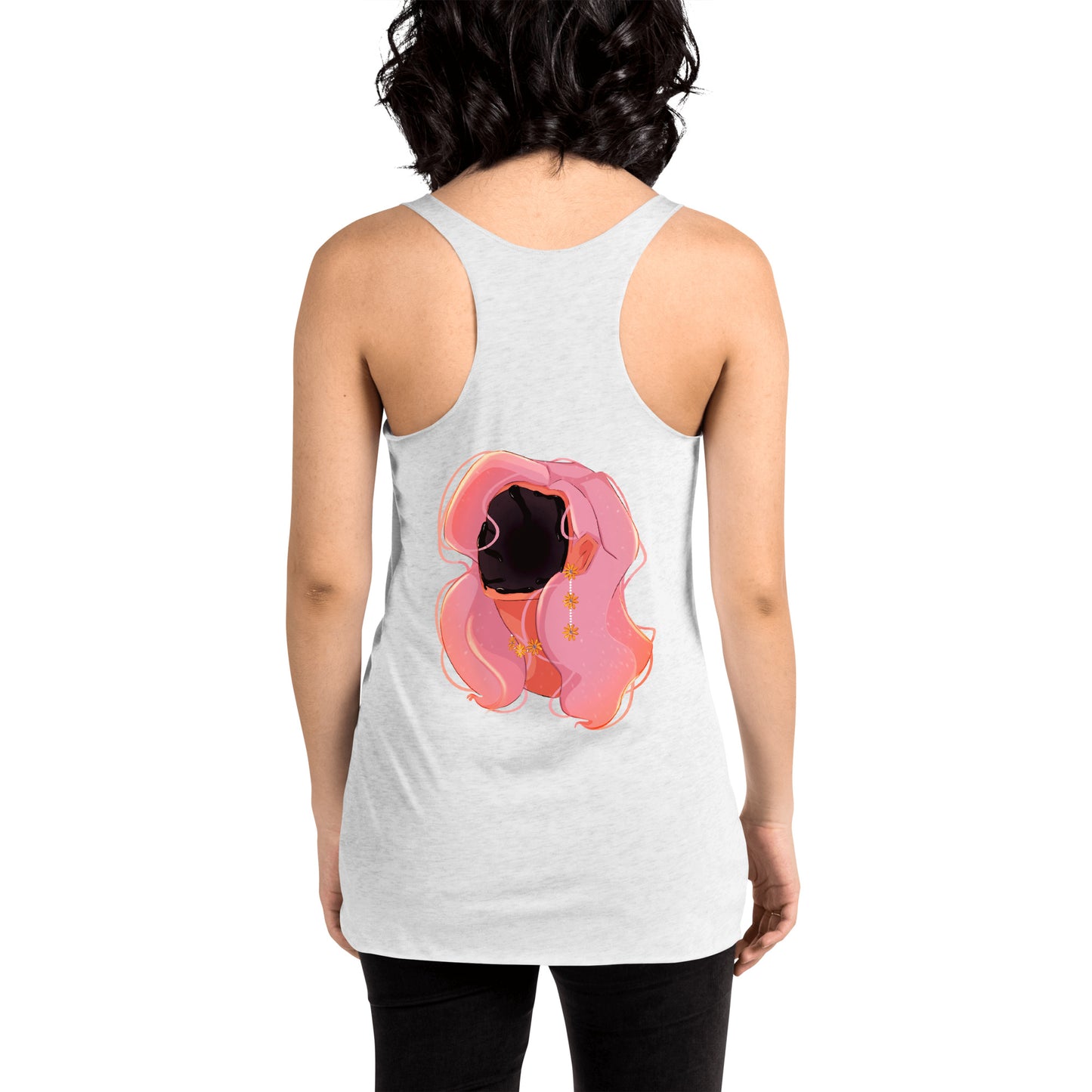 Fade Racerback Tank-Top hand designed by Marvelous Ms. Mc. - Marvelous Miss McCray