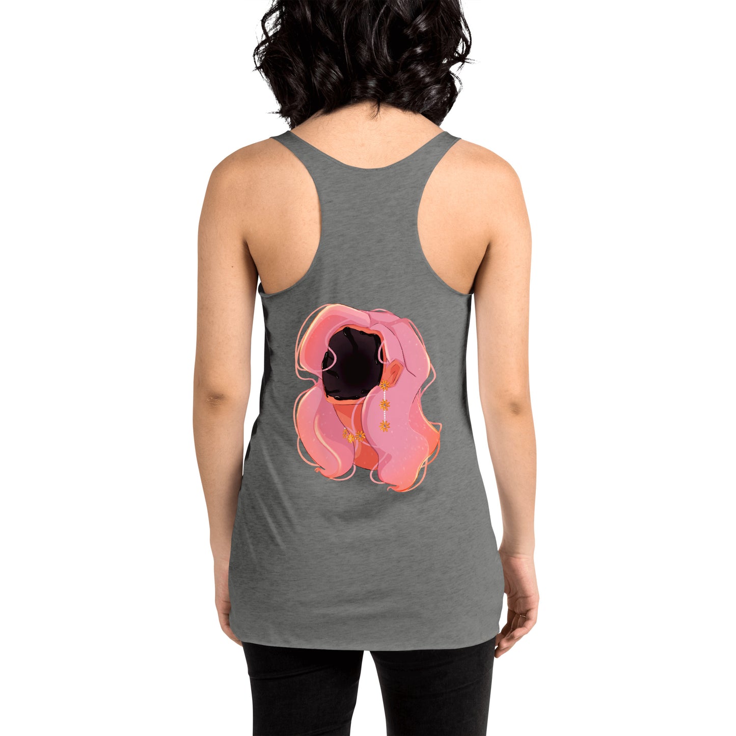 Fade Racerback Tank-Top hand designed by Marvelous Ms. Mc. - Marvelous Miss McCray