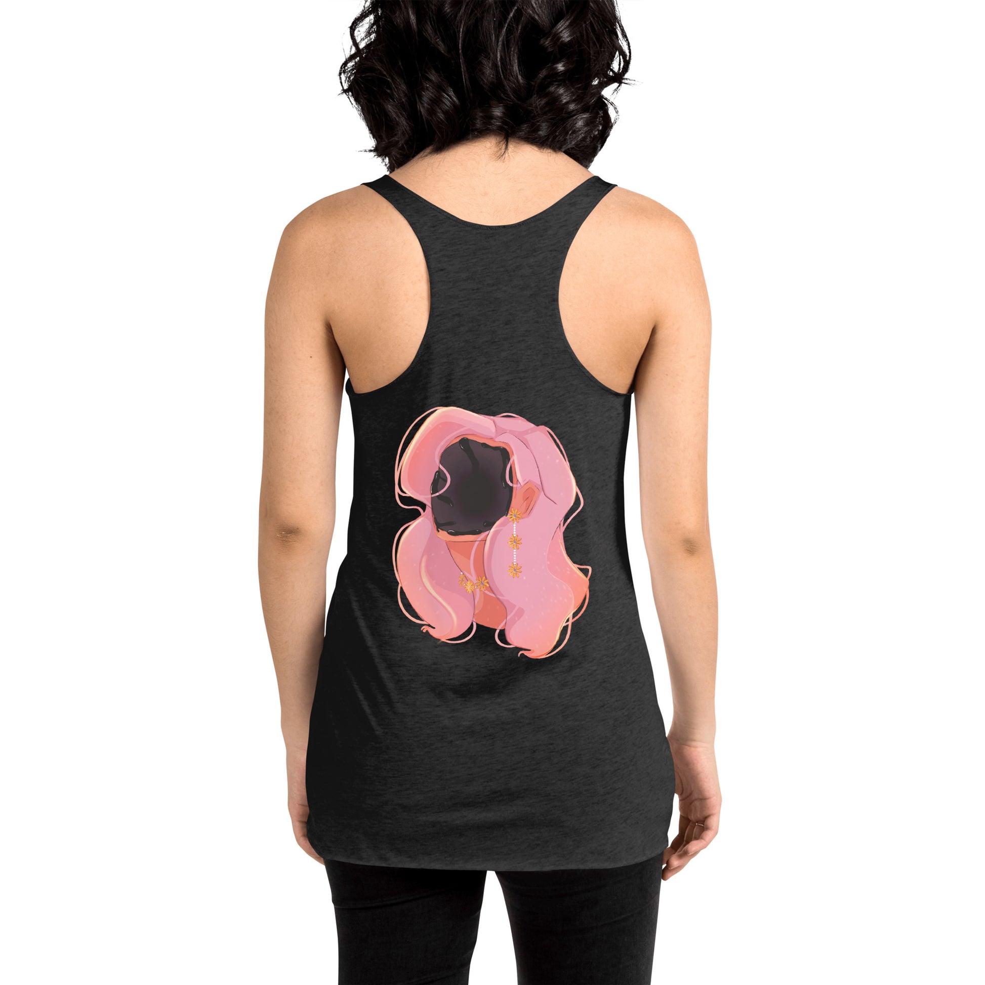 Fade Racerback Tank-Top hand designed by Marvelous Ms. Mc. - Marvelous Miss McCray