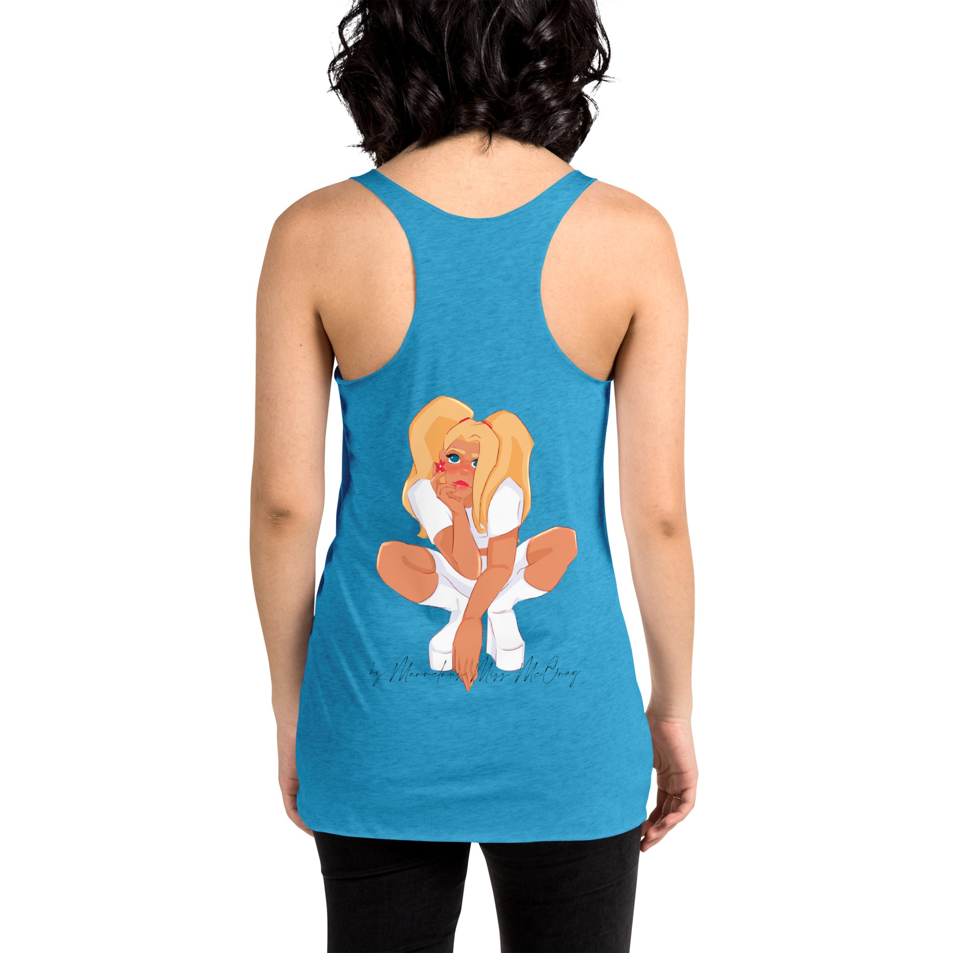 Poppy - Racerback Tank-Top für Damen - Marvelous Miss McCray
