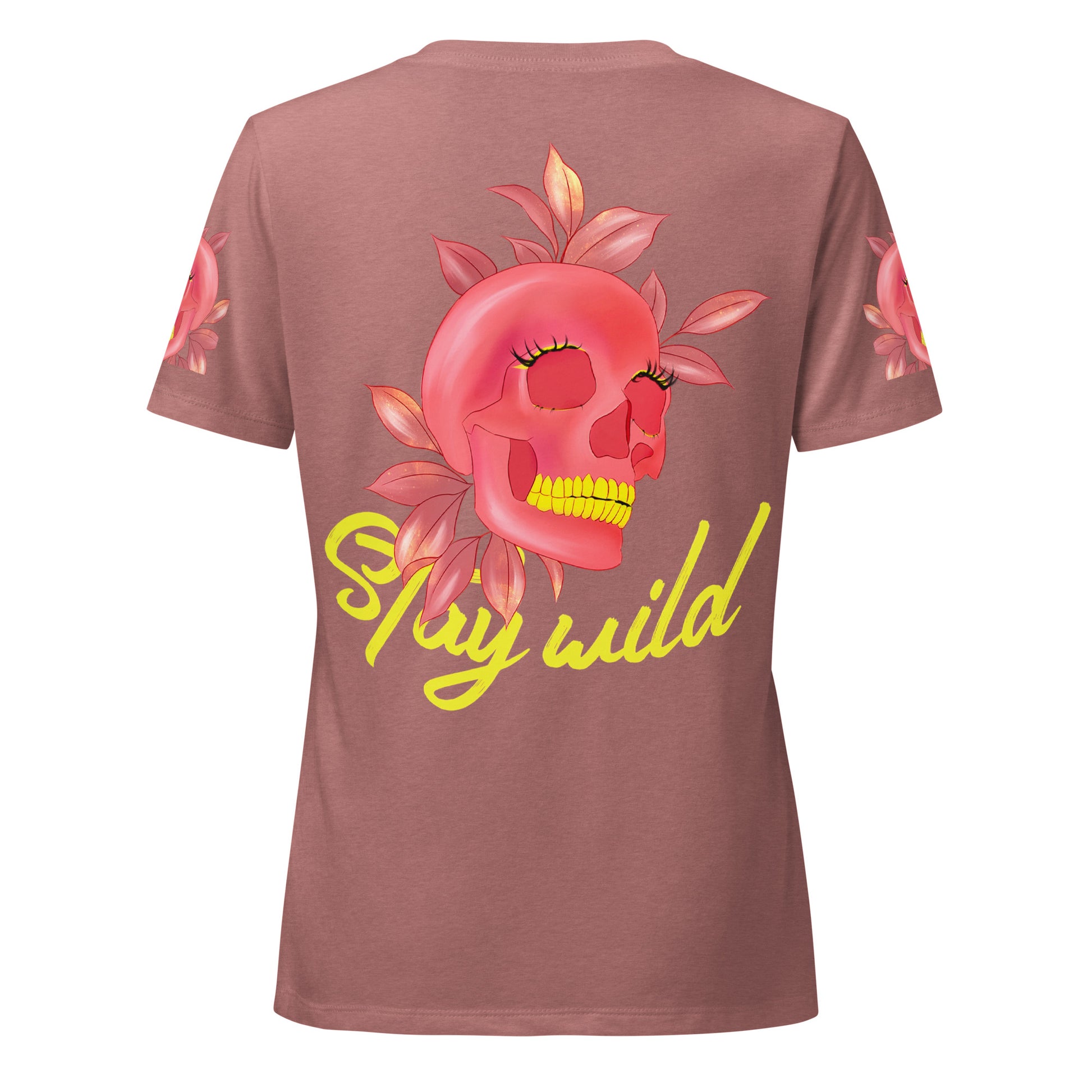 Stay wild - Lockeres Damen T-Shirt mit V-Ausschnitt - Marvelous Miss McCray